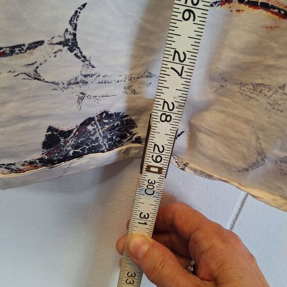 REEL LEGENDS Fishing Shirt  XL  Fish Pattern Collar Button Down - Picture 6 of 8